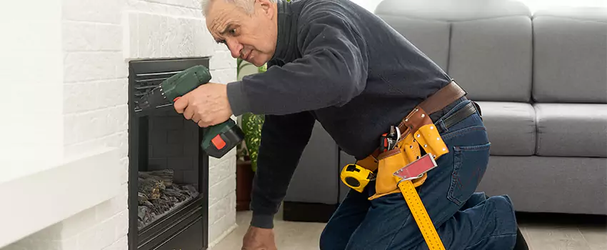 New Indoor Fireplace Installation in Missouri City, Texas