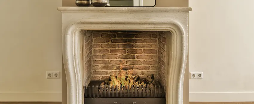 Vintage-style Fireplace Redesign in Missouri City, Texas