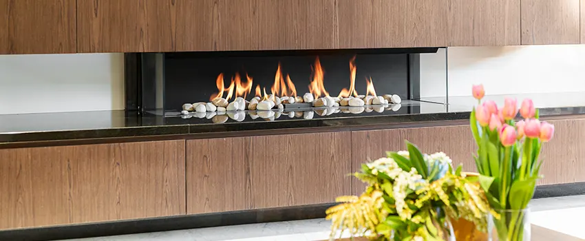 Double-height Fireplace Design Refurbishment in Missouri City, Texas